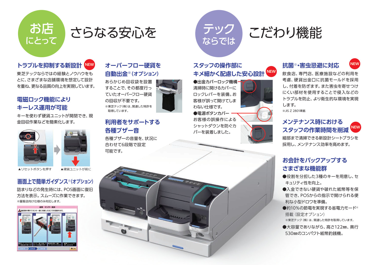 自動釣銭機 ViTESE VT-350 カタログ画像 3