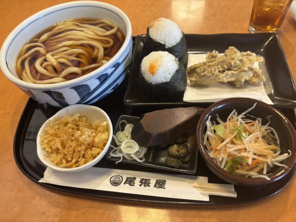 尾張屋さんのセットメニュー